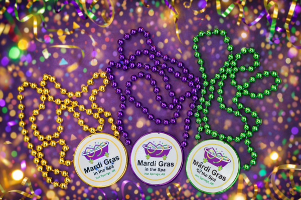 First Annual Mardi Gras in the Spa Beads