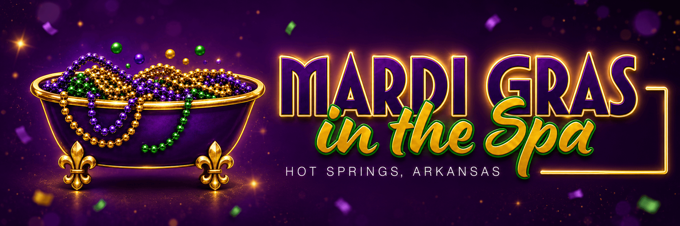 Mardi Gras in the Spa - Hot Springs, Arkansas